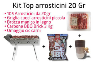 kit top arrosticini 20 gr piccola