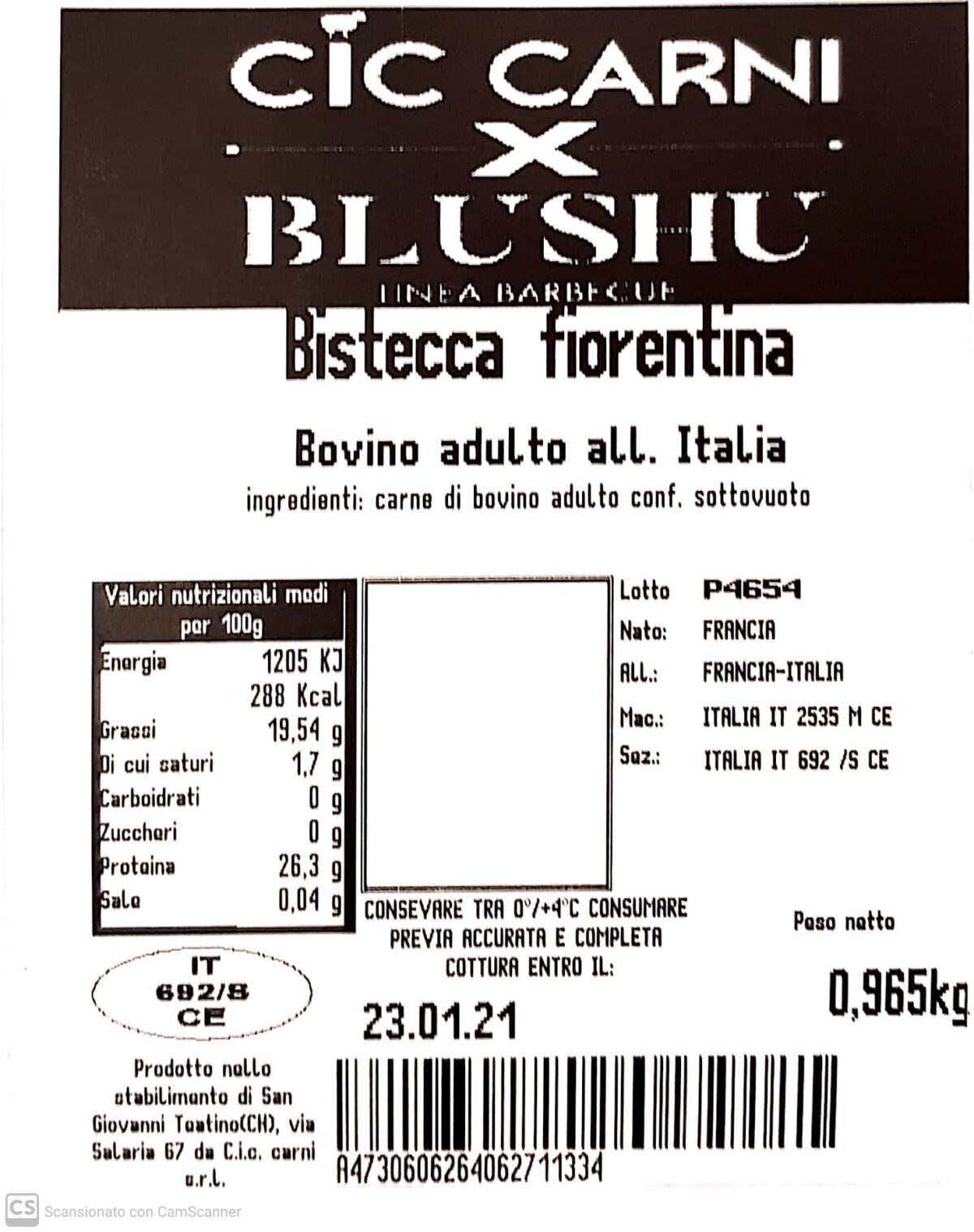 Bistecca Fiorentina