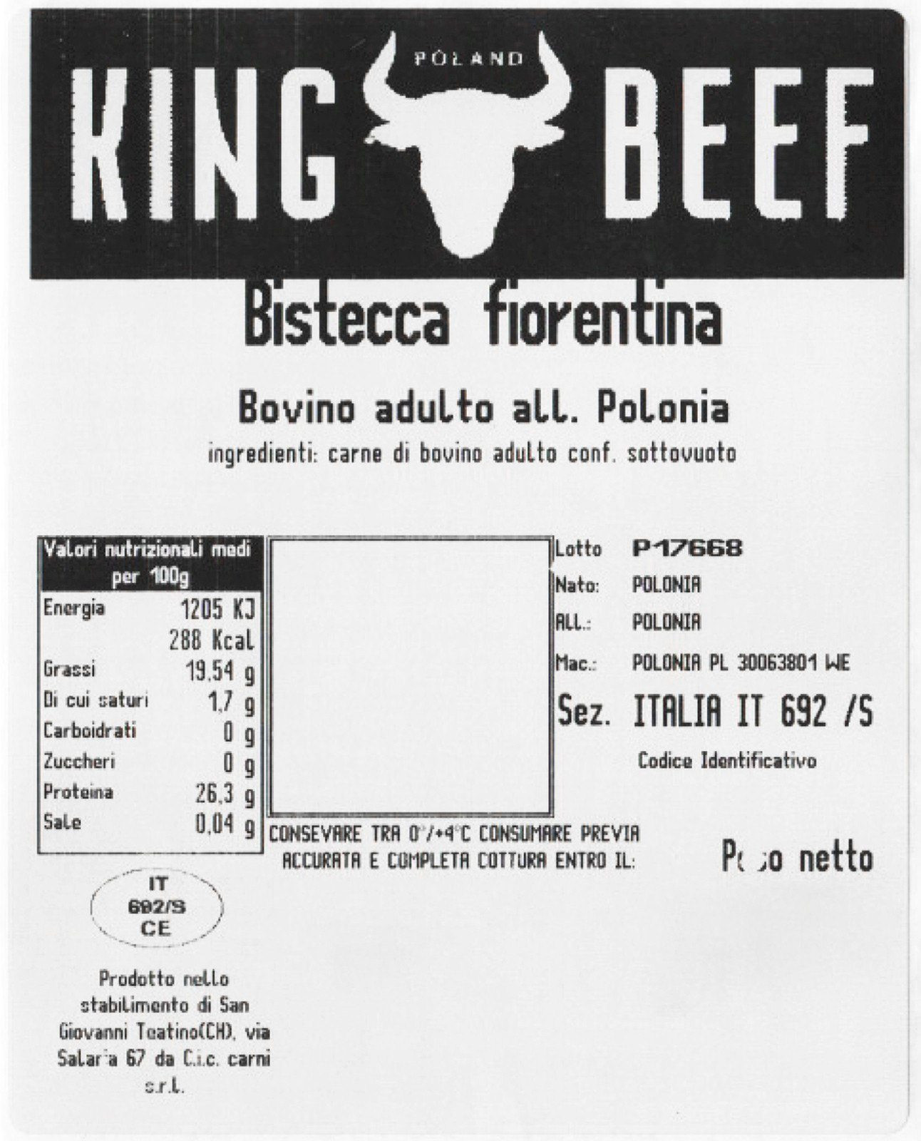 Bistecca fiorentina