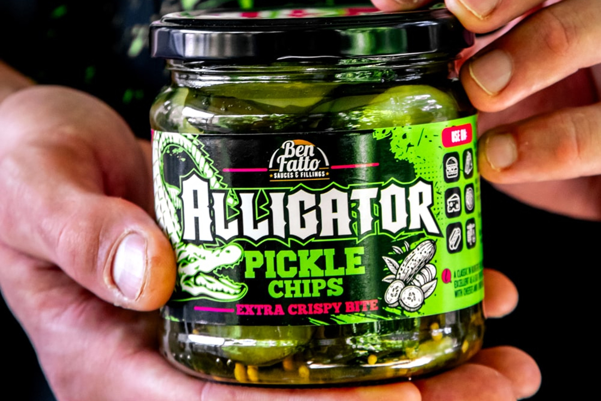 Alligator Pickle Chips