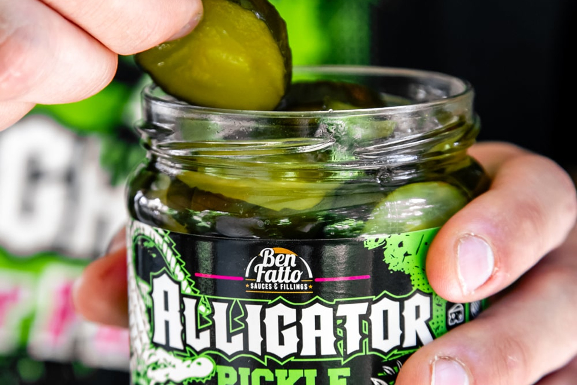 Alligator Pickle Chips