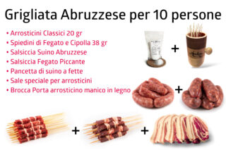 Grigliata Abruzzese per persone cic carni